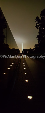 Washington Monument from Vietnam Memorial